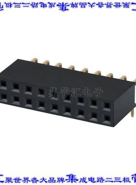 PPPC092LJBN-RC 针座连接器18POS插座2排2.54mm母形插口通孔直角