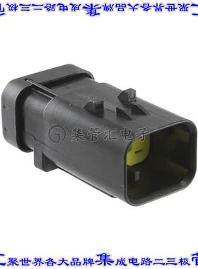776488-3 矩形连接器外壳4POS插座2排4.5mm公形引脚黑色自由悬挂