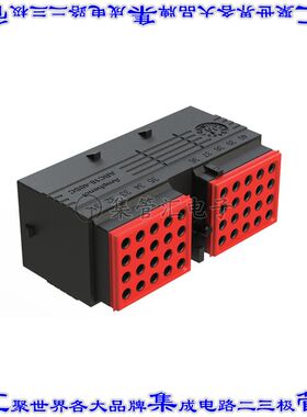 ARC18-40SCR-P013 矩形连接器外壳40POS插头4排母形插口黑色自由