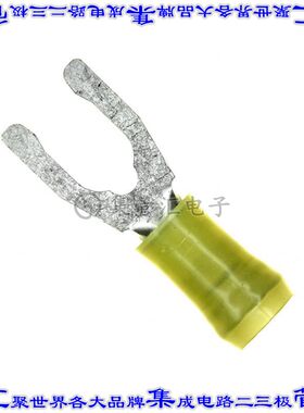 52433-1 铲形连接器端子1/4接线柱10-12AWG压接