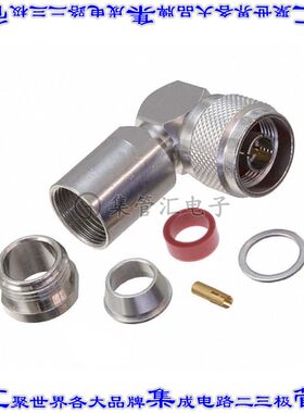 R161168000 同轴连接器N型插头公引脚焊接50欧姆自由悬挂直角