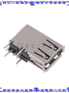 73725-11A0BLF 连接器USB-A插座4POS USB 2.0通孔直角