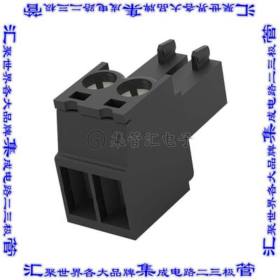 2213936-2 端子块连接器2POS插头母插口3.5mm灰色自由悬挂