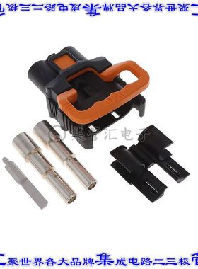 K320FSH4/0 矩形连接器外壳6POS插座母形插口黑色自由悬挂