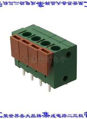 1776260-4 线对板连接器4POS接线端子5.08mm通孔垂直带板
