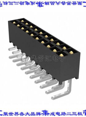 IPT1-110-01-L-D-RA 针座连接器20POS接头2排2.54mm公形插针通孔