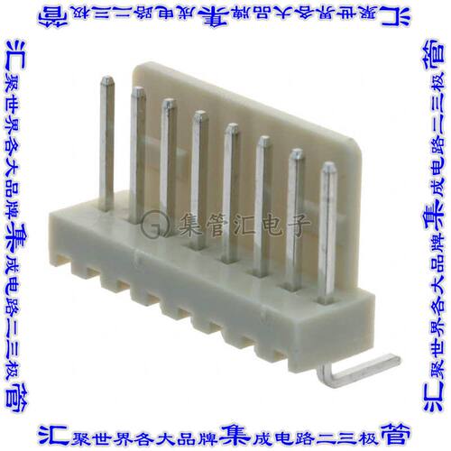 SWR25X-NRTC-S08-RB-BA 针座连接器8POS接头2.54mm公形插针通孔直