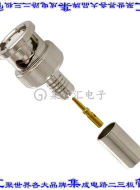 68175 同轴连接器BNC插头公引脚压接50欧姆自由悬挂