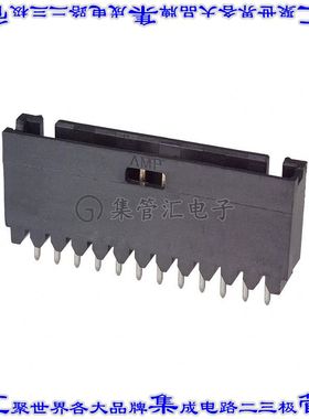 6-103414-0 针座连接器12POS接头2.54mm公形插针通孔直针镀金
