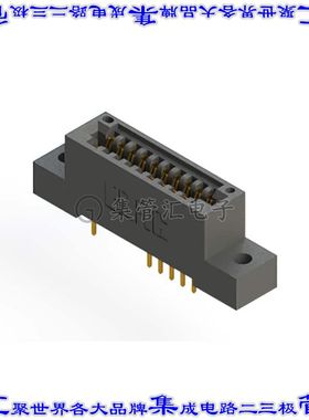 395-020-521-202 卡边缘连接器20POS母头2排2.54mm黑色镀金