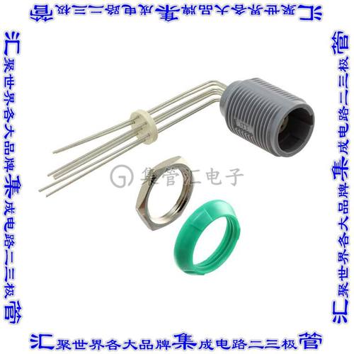 PLB3G520007 圆形连接器7POS插座母插口焊接镀金面板安装通孔直角