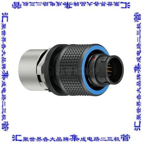 C10WCM-P12XMM0-0000 圆形连接器12(10+2电源)插头公引脚焊杯镀金