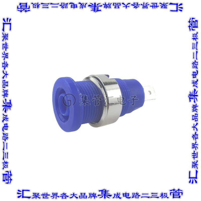 FCR73575L 接插件连接器4MM PANEL SKT S16N/4.8 BLU WNW