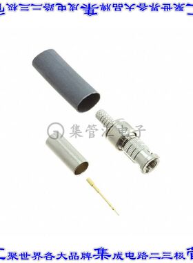 034-1100 同轴连接器BNCHD插头公引脚焊接75欧姆自由悬挂