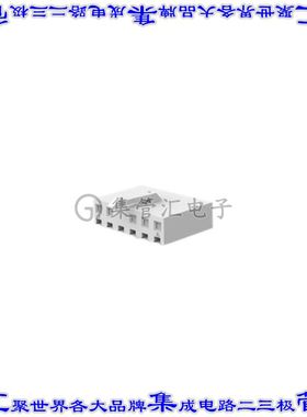 1744075-6 矩形连接器外壳6POS插座3.96mm母形插口天然色自由悬挂