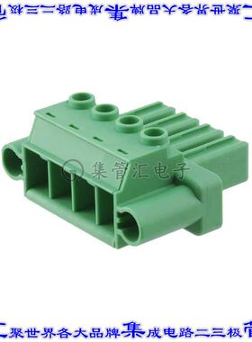 1777859 端子块连接器4POS插头母插口7.62mm绿色自由悬挂