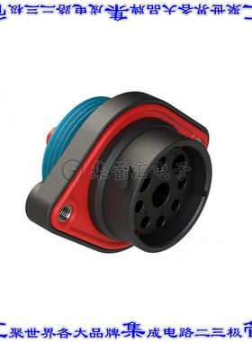 AHDP02-24-09SR-WTA 圆形连接器9POS插座外壳用于母插口黑色面板