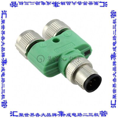1523968 连接器adapter适配器 配电器Y形公引脚 至 母插口