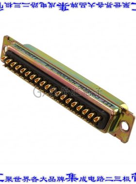 DCMM-37P 连接器37POS插头公引脚2排D-Sub面板安装