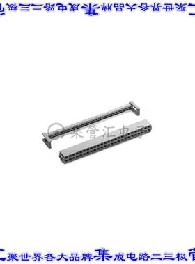 89140-0101HA 矩形连接器40POS插座2排2.54mm母插口灰色IDC镀金自