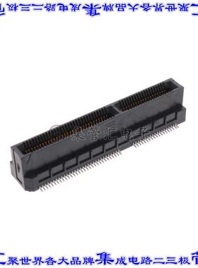 MEC6-150-02-L-DV-A-K 卡边缘连接器100POS母头2排0.64mm黑色镀金