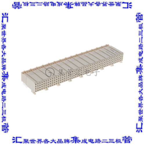 88948-102LF 背板连接器192POS插座母插口4排2mm板边缘通孔直角天