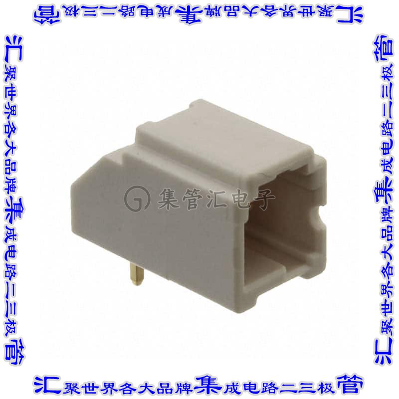 DF1E-2P-2.5DS(36) 针座连接器2POS接头2.5mm公形插针通孔直角镀