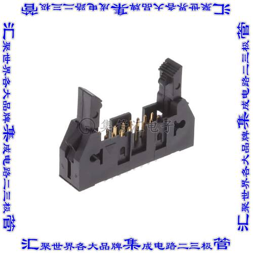 65863-061 针座连接器16POS接头2排2.54mm公形插针通孔直针镀金
