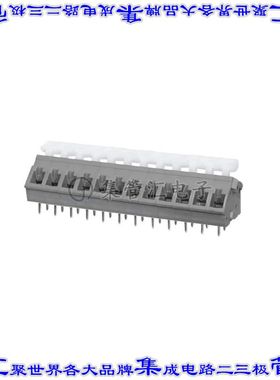 TBL005A-500-12GY-2WT 线对板连接器12POS接线端子5mm通孔45角度