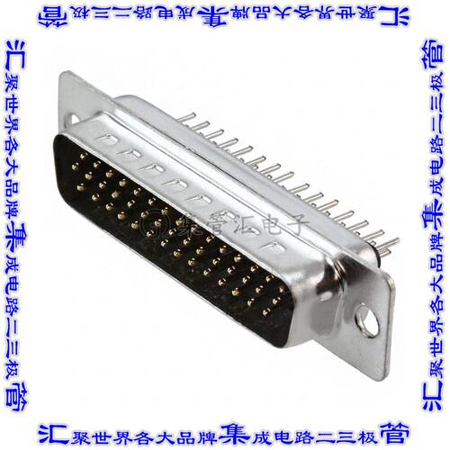 A-HDS 44 PP/Z 连接器44POS插头公引脚3排D-Sub高密度通孔