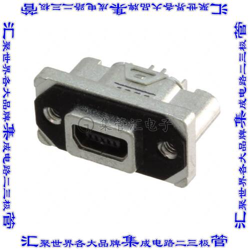 MUSBR-E551-30 连接器USB-miniAB插座5POS USB 2.0通孔