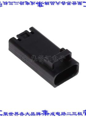 FLH-P21-00 矩形连接器外壳2POS插头2.5mm公形引脚黑色自由悬挂