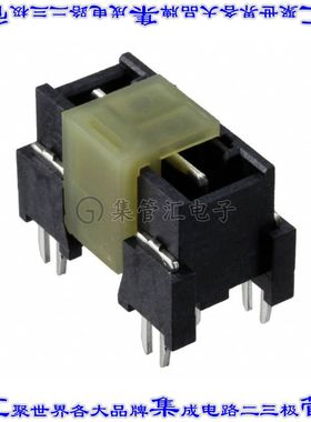 2042274-2 背板连接器2POS接头公型刀片通孔黑色