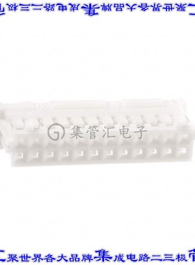 DF1B-24DS-2.5RC 矩形连接器外壳24POS插座2排2.5mm母形插口白色