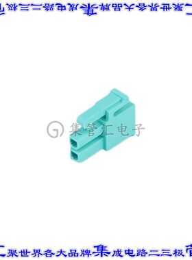 469920230 0469920230矩形连接器外壳2POS插座2排母形插口绿色自