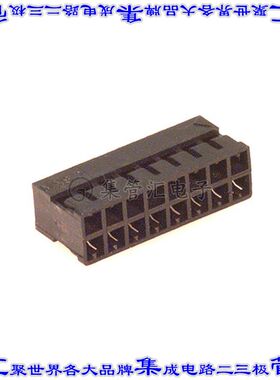 511101650 0511101650矩形连接器外壳16POS插座2排2mm母形插口黑