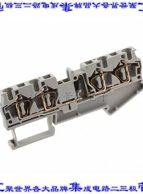 3037795 端子块连接器4POS馈通式6.2mm灰色10-28AWG