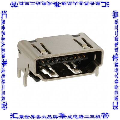 10029449-001RLF 连接器HDMI插座19POS HDMI 1.4表面贴装直角通孔