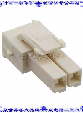 2005247-1 矩形连接器外壳2POS插头3.96mm母形插口天然色自由悬挂