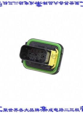 1-1564518-1 矩形连接器外壳10POS插头2排公形引脚黑色面板安装