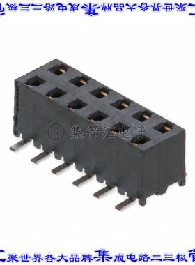 MMS-106-02-L-DV-K-TR 针座连接器12POS插座2排2mm母形插口表贴SM