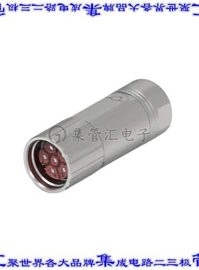 BSA085N00550100000 圆形连接器6(5电源+PE)插头外壳用于母插口银