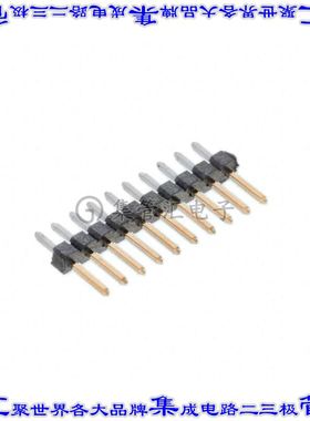 951110-8622-AR 针座连接器10POS接头2mm公形插针通孔直针镀金