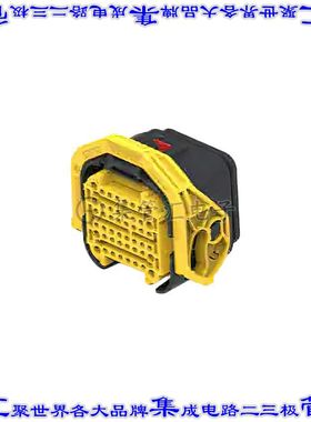 2366494-1 矩形连接器外壳48POS插头6排公形引脚黑色自由悬挂