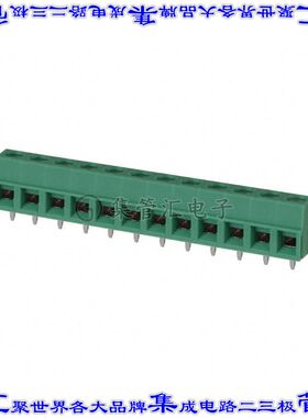 1729115 线对板连接器12POS接线端子5mm通孔水平带板