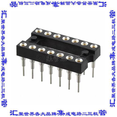 116-47-314-41-006000 连接器IC插座DIP 7.62mm插口14(2 x 7)位置
