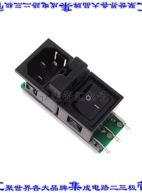 6424.0151.15 电源接入连接器3POS插座公插片模块IEC320-C14面板