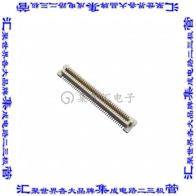 61082-081400LF 板对板连接器80POS插座外罩触点2排0.8mm表贴SMD