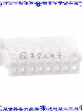 DF1B-16DS-2.5RC 矩形连接器外壳16POS插座2排2.5mm母形插口白色