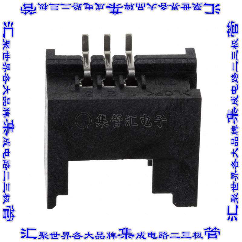 37203-12E0-003 PL 针座连接器3POS插座2mm母形插口表贴SMD镀金